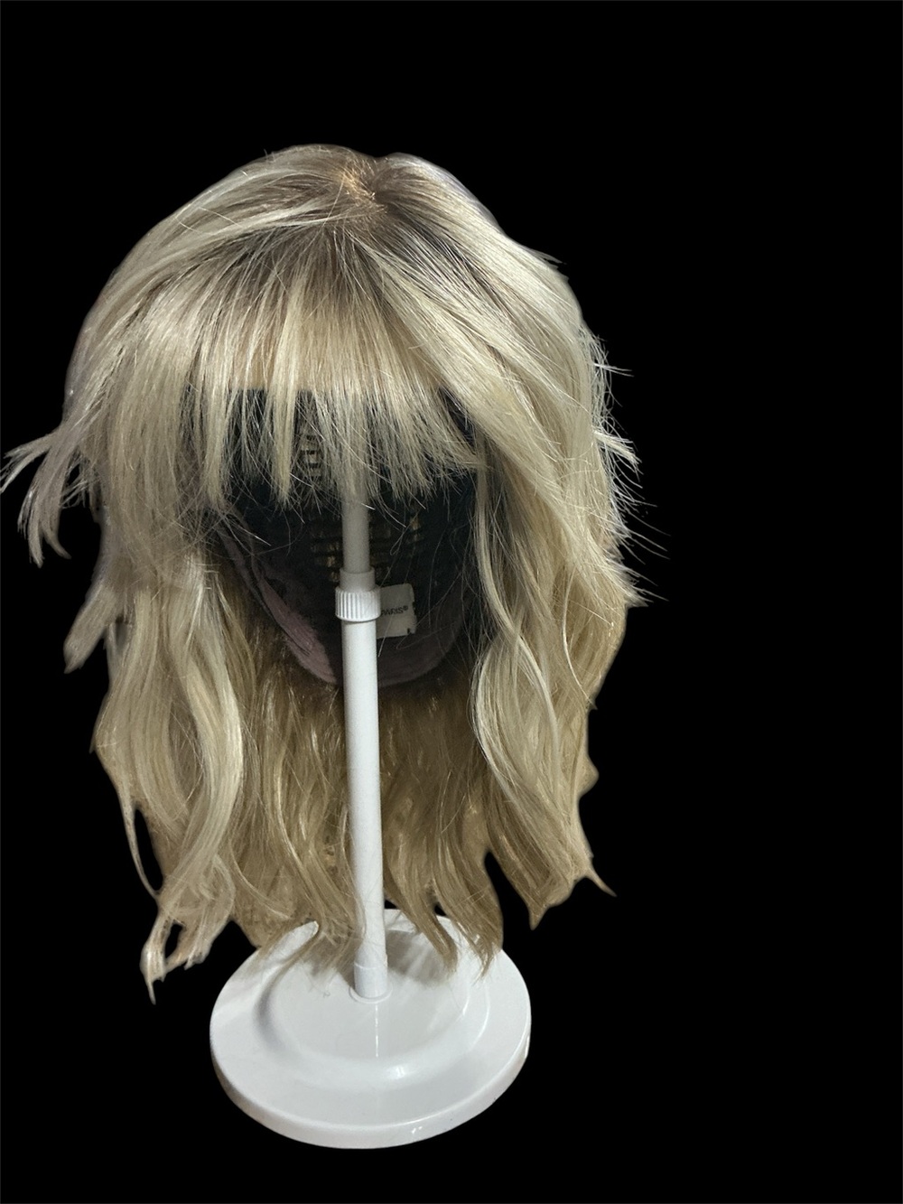Rene of Paris Blonde Layered Wig with Bangs - Stylish Natural-Look Hair